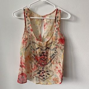 Anthropologie Embellished Top